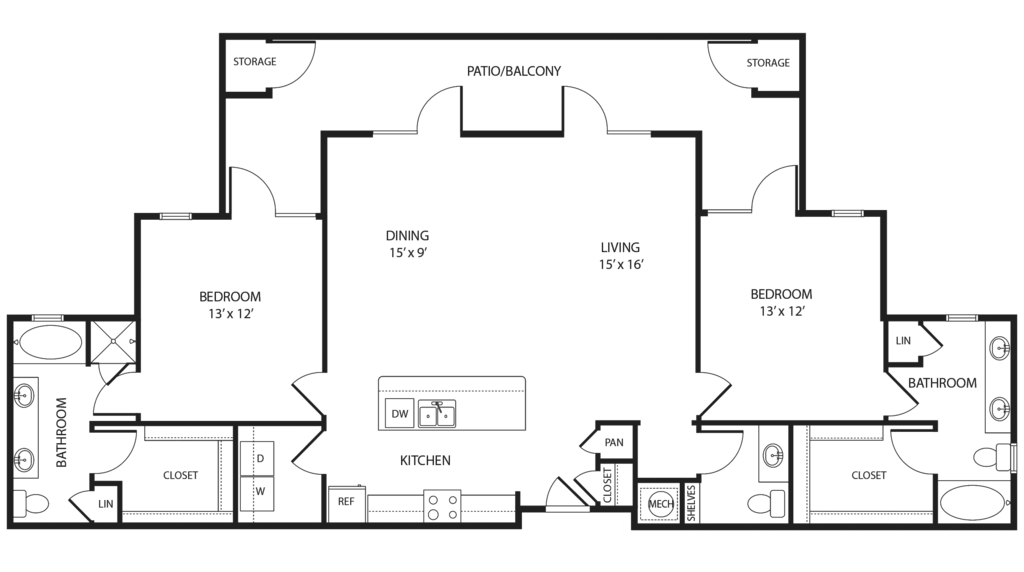 Luckenbach B4 floor plan